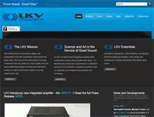 Tablet Screenshot of lkvresearch.com
